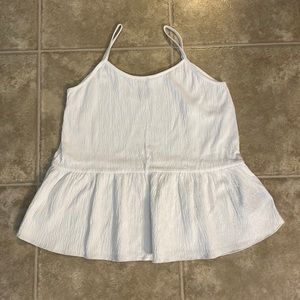 Old Navy White Loose Tank